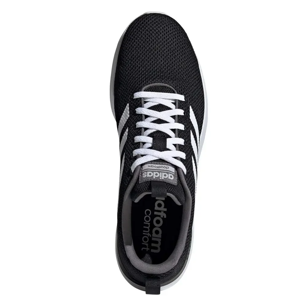 ADIDAS MEN'S RACER CLN RUNNING SHOE, CORE BLACK/FTWR WHITE/GREY FOUR F17, 9 UK
